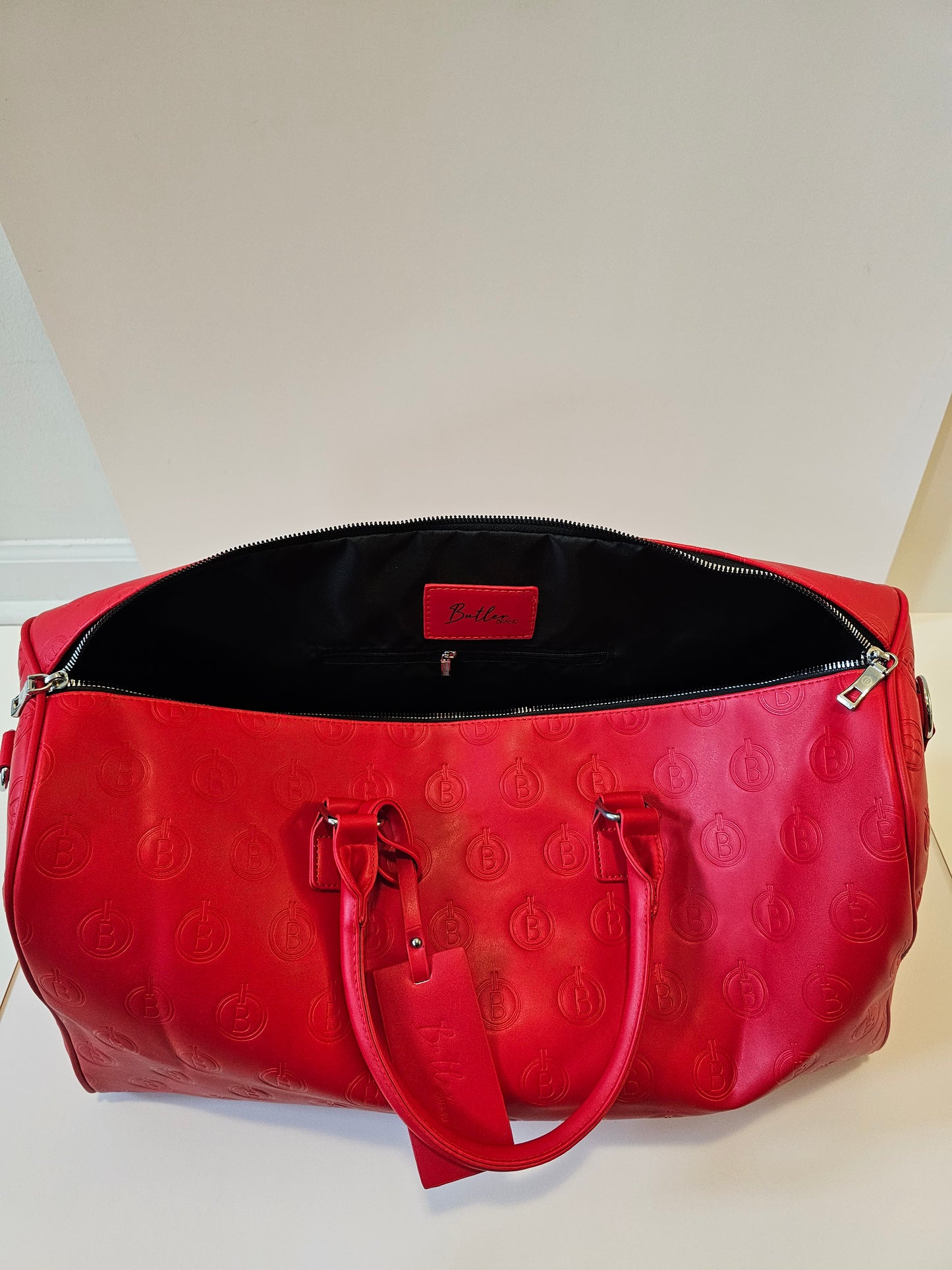 Fire Red Duffle Bag