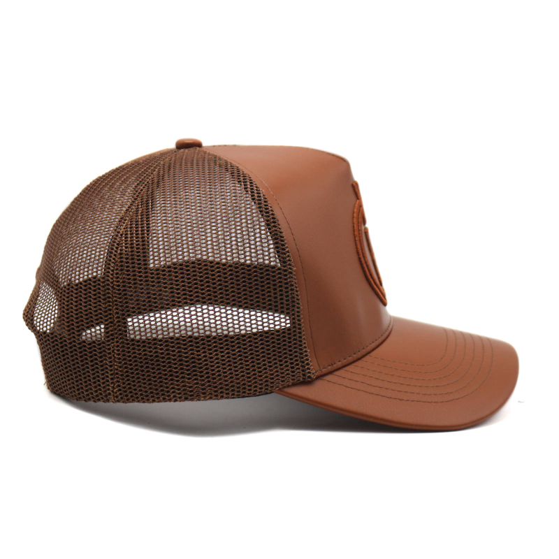Butler Brand Brown Classic Leather Hat