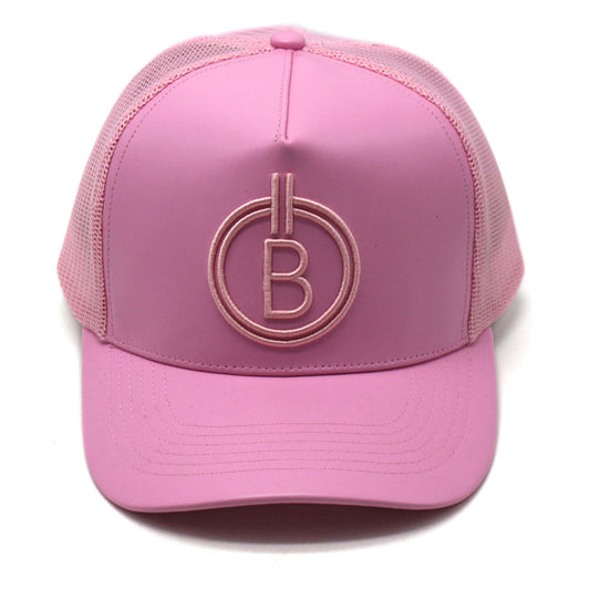 Butler Brand  Pink Classic Leather Hat