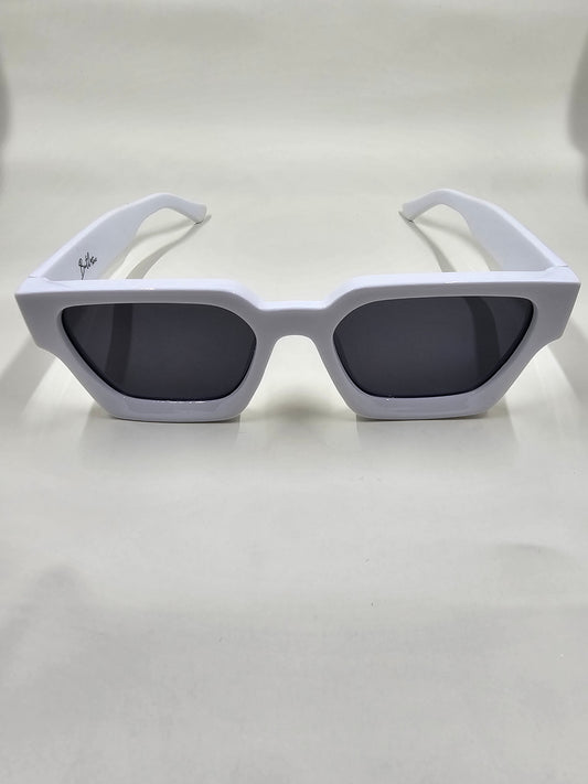 Crystal White Sunglasses