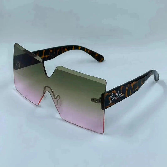 Pink to Bronze Ombre Women Sunglasses