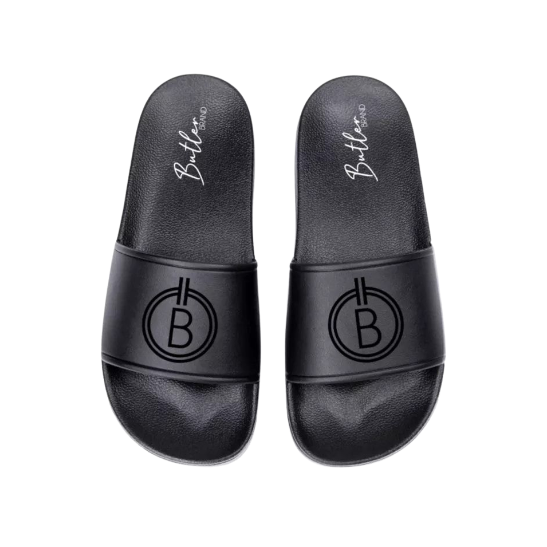 Butler Brand Slides - Black